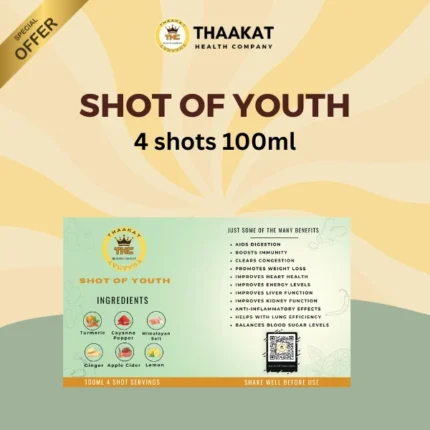 Shot of youth 4 shots 100ml