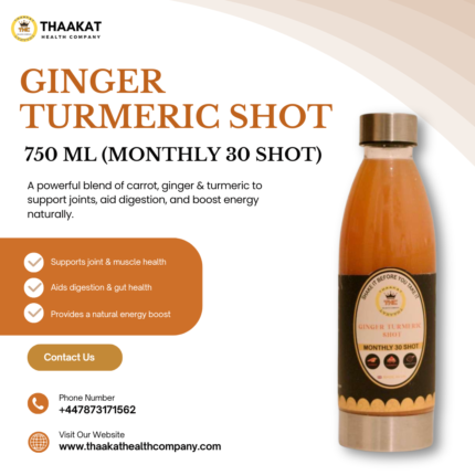The Turmeric Shot 750ml – Large Multi-Serving Bottle